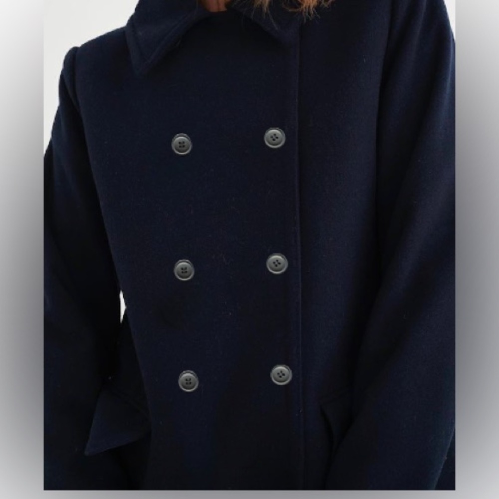 Brand new with tags Ines de La fressange paris navy blue coat